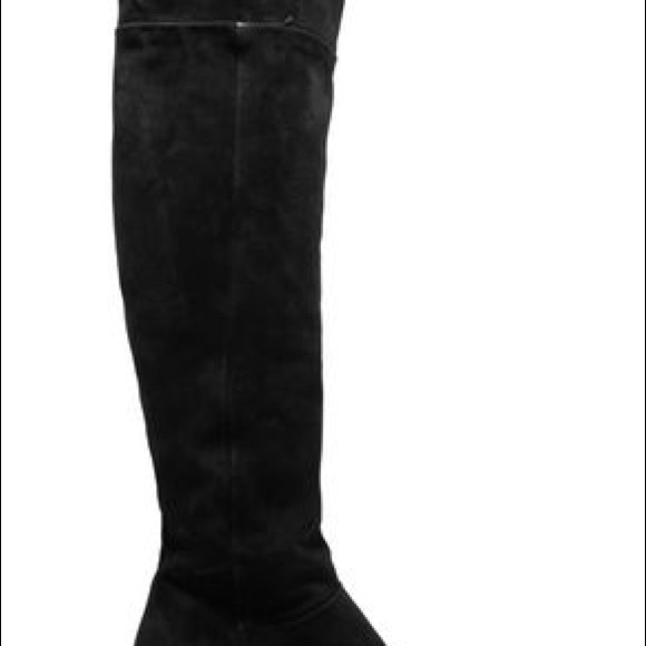 Rag & Bone Ashby Black Suede Over The Knee Boot - Picture 3 of 8